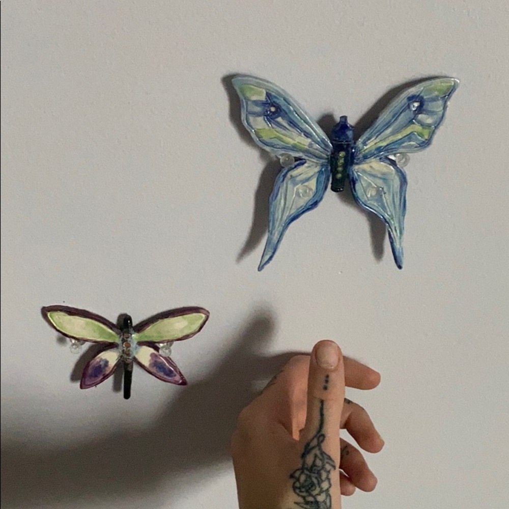 Baby Blue stonegold* hanging butterfly